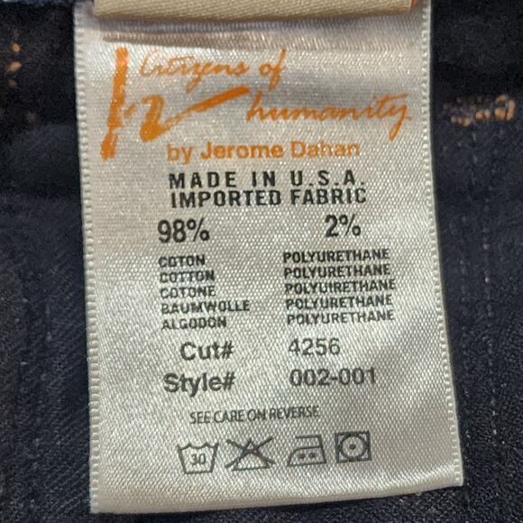 CITIZENS OF HUMANITY Jeans Low Waist Flare Leg Ingrid Medium Wash Womens Sz 29 - Picture 8 of 16